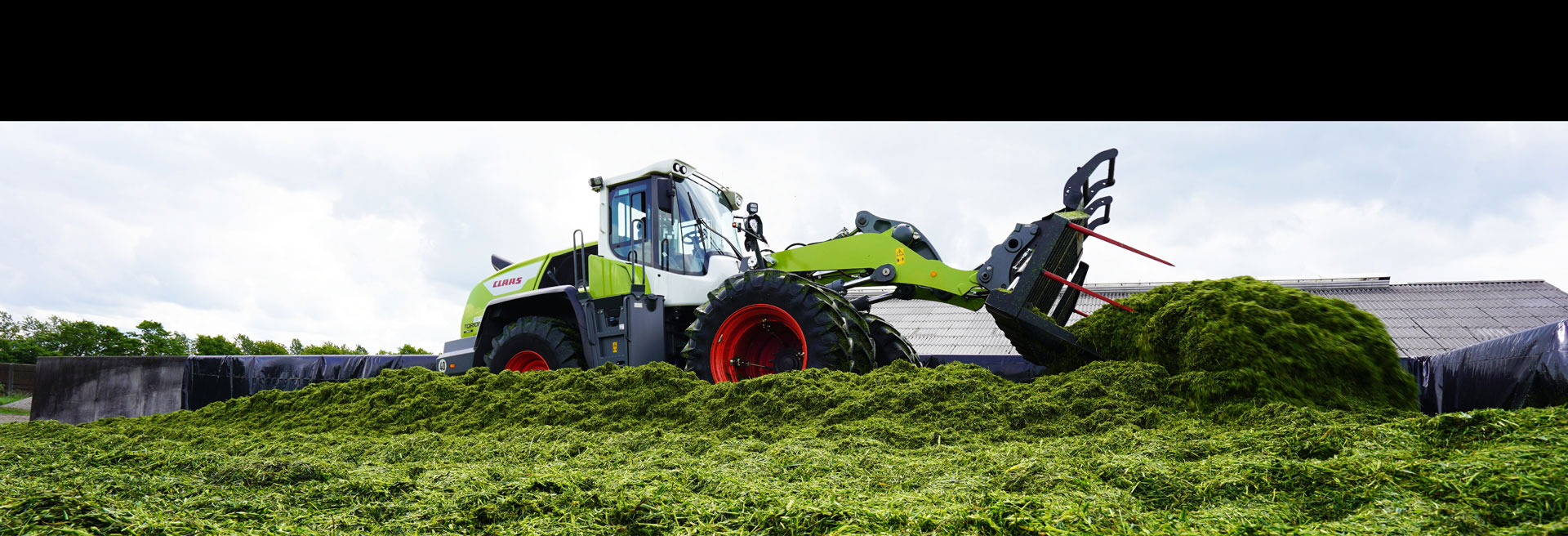 Grüngutgabel spart einen Mann im Fahrsilo