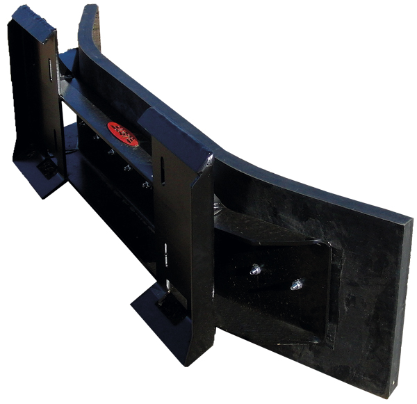 M Gummischiebeschild für Frontlader und Minilader