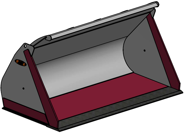 Ladeschaufel Modell GG LS 3 (B) Standard für Lader 20,5–24 Tonnen