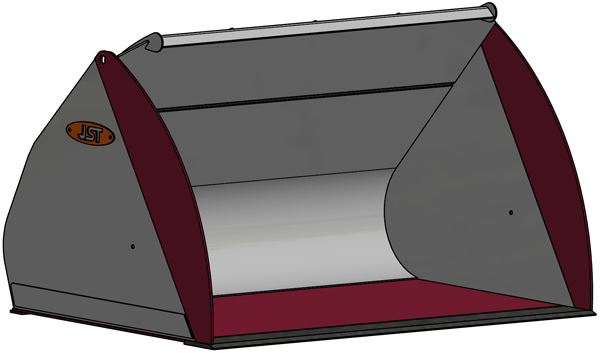 GG-Volumenschaufel 1 (C) P-Kinematik für Lader 11–33 Tonnen
