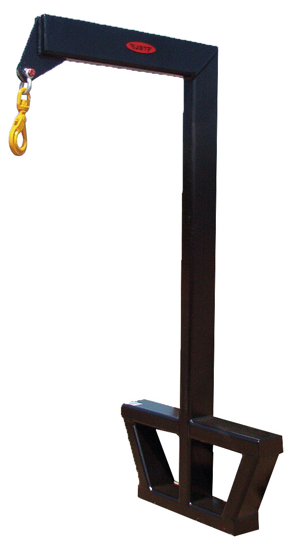 JST big bag løfter med sjækel og løftekrog. Til frontlæsser og minilæsser.